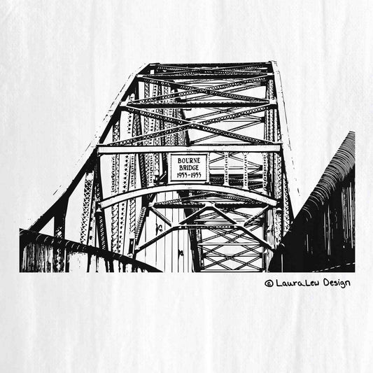 Bourne Bridge Tea Towel