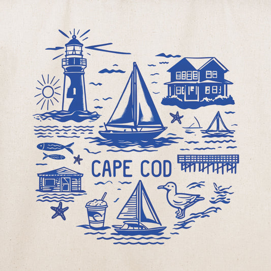 Cape Cod Doodles Tote