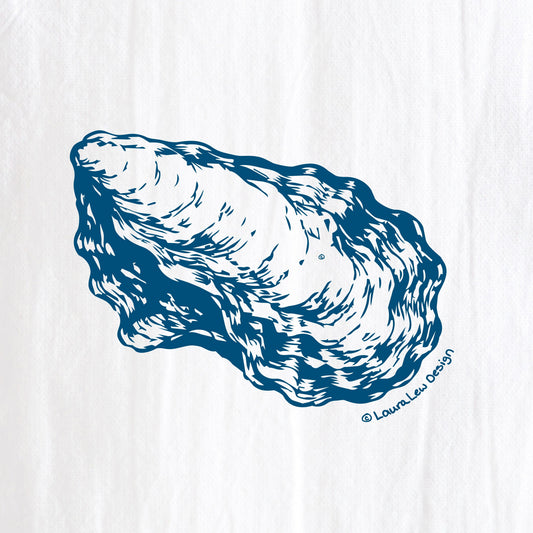 Oyster Tea Towel