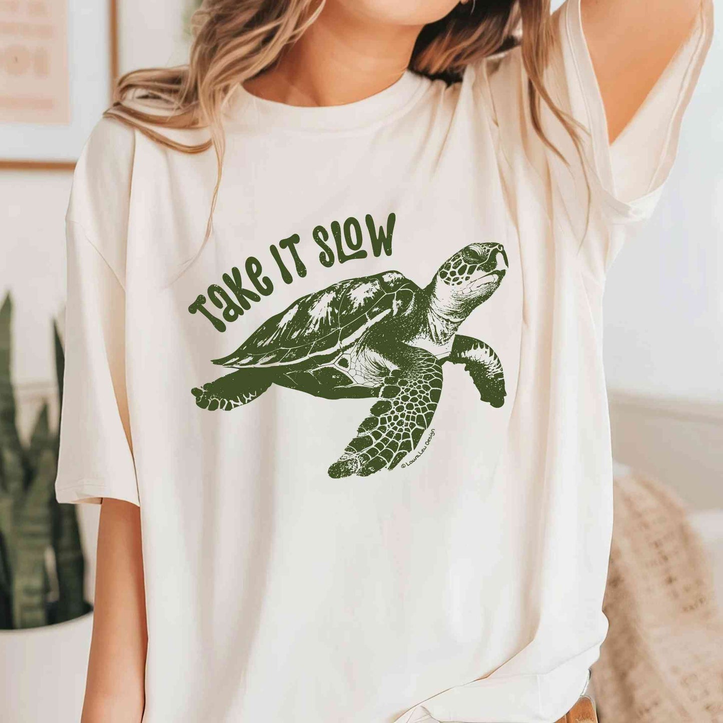 Take It Slow Turtle Tee