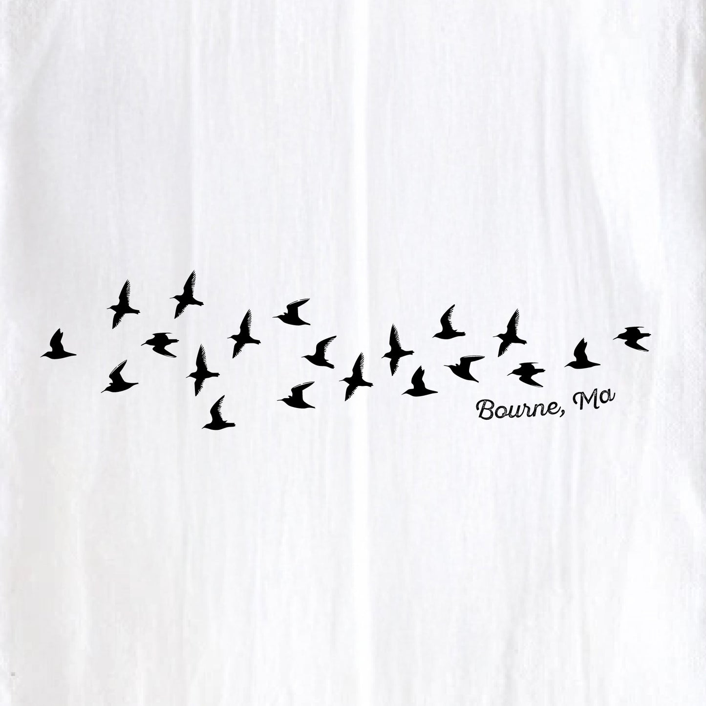 Birds in Flight, Bourne, MA - Kitchen Towel
