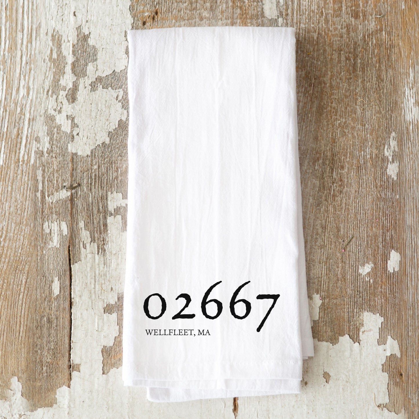 Zip Code(s) Tea Towel