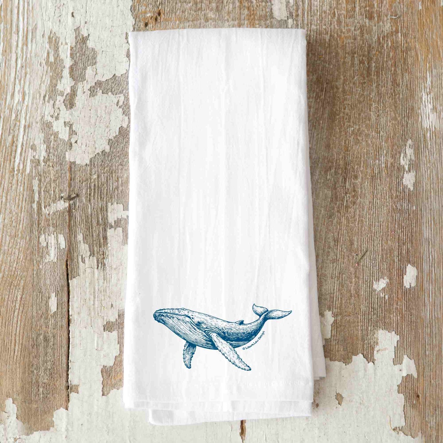 Whale Tea Towel