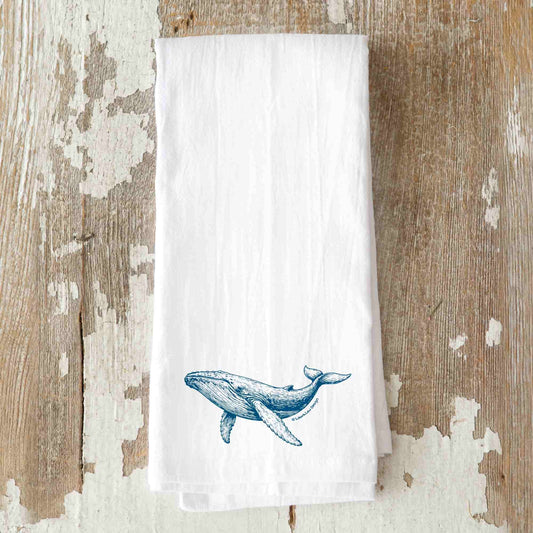 Whale Tea Towel