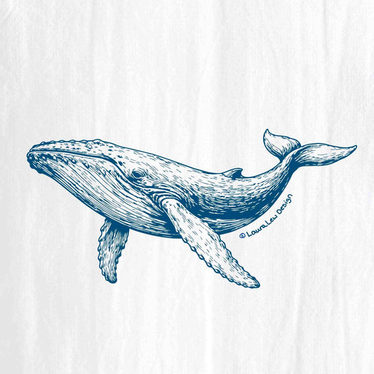 Whale Tea Towel