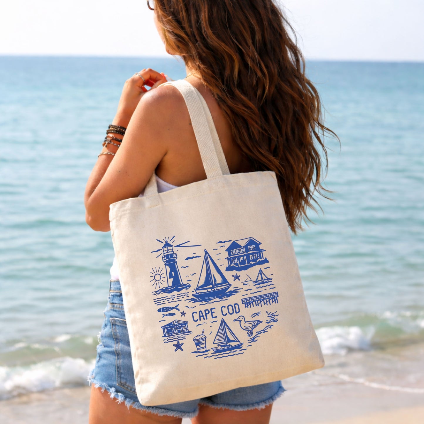 Cape Cod Doodles Tote