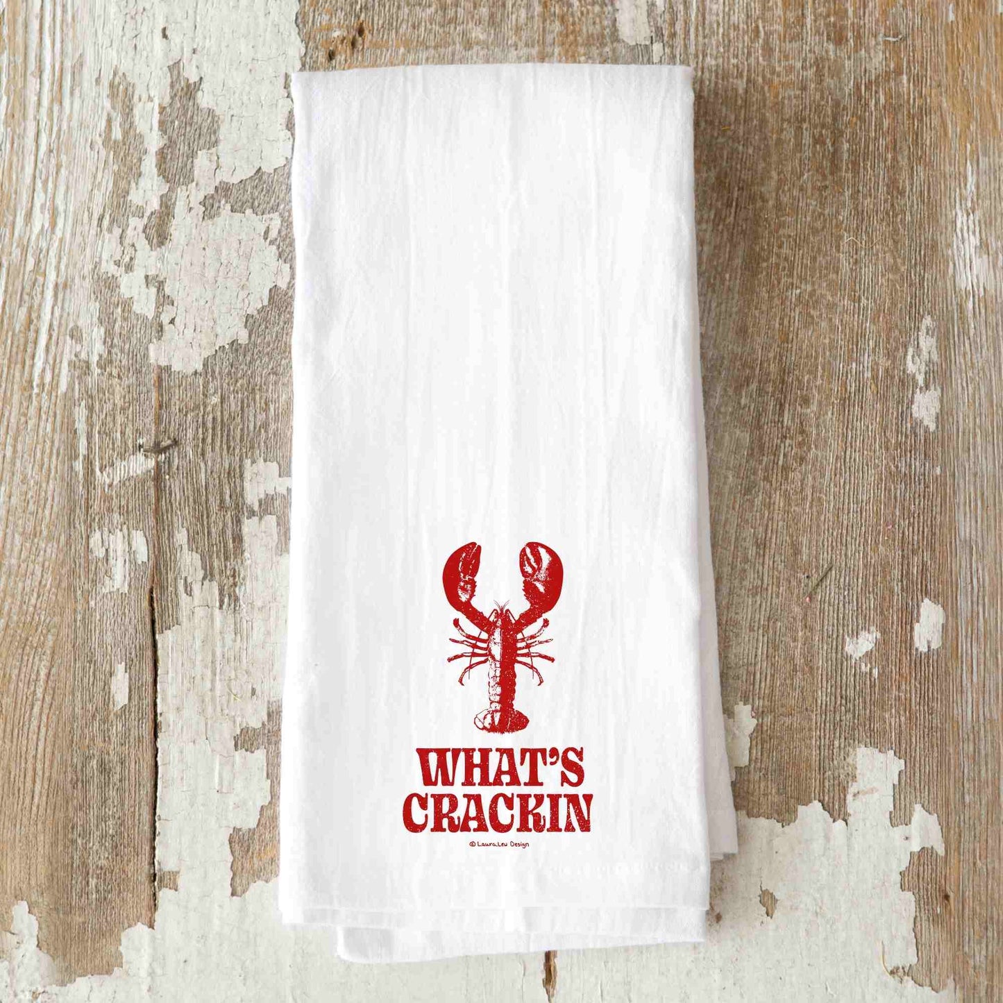 What's Crackin Tea Towel