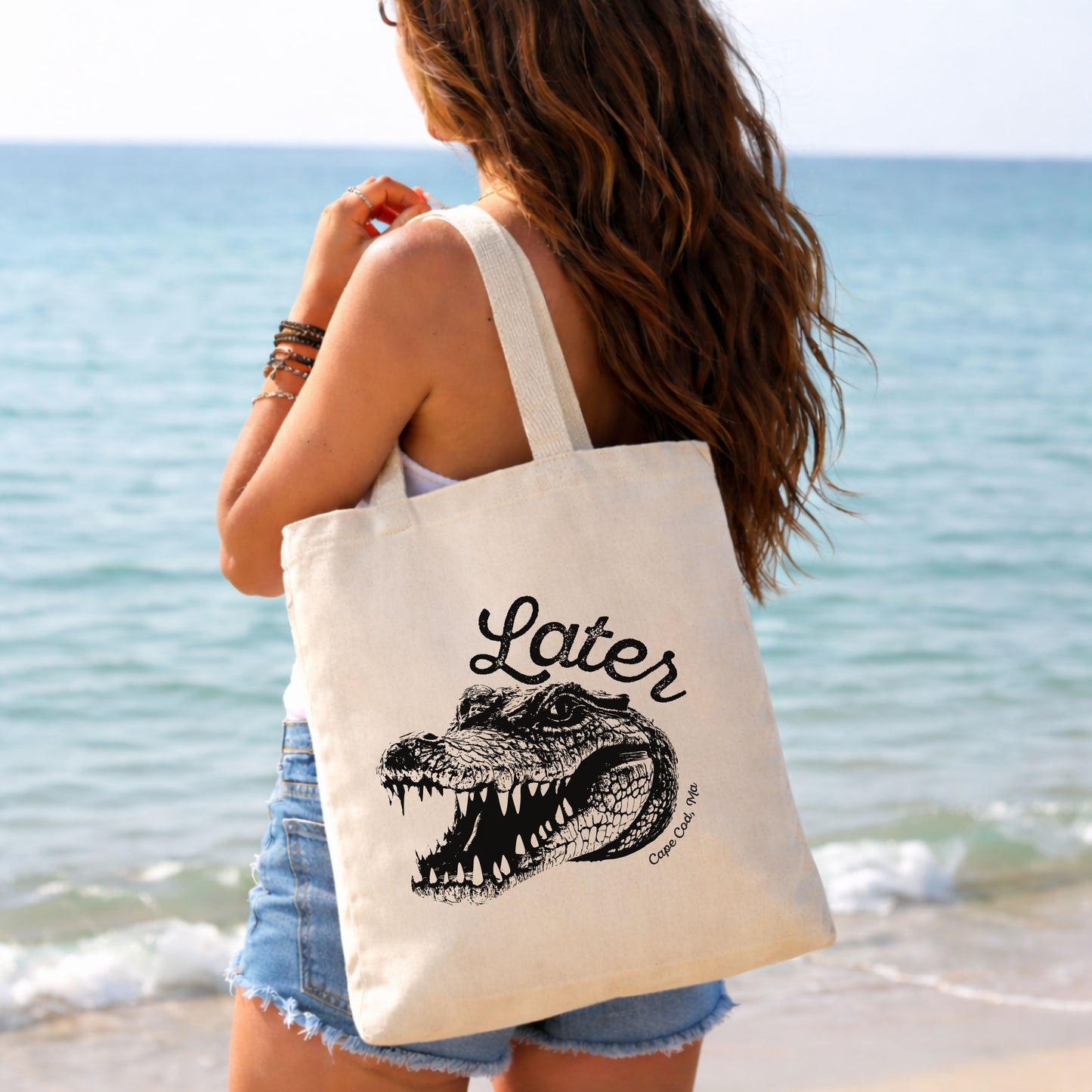 Later Alligator Tote