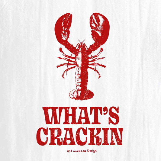What's Crackin Tea Towel