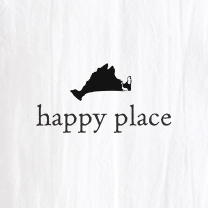 Happy Place Tea Towel (Cape or MV)