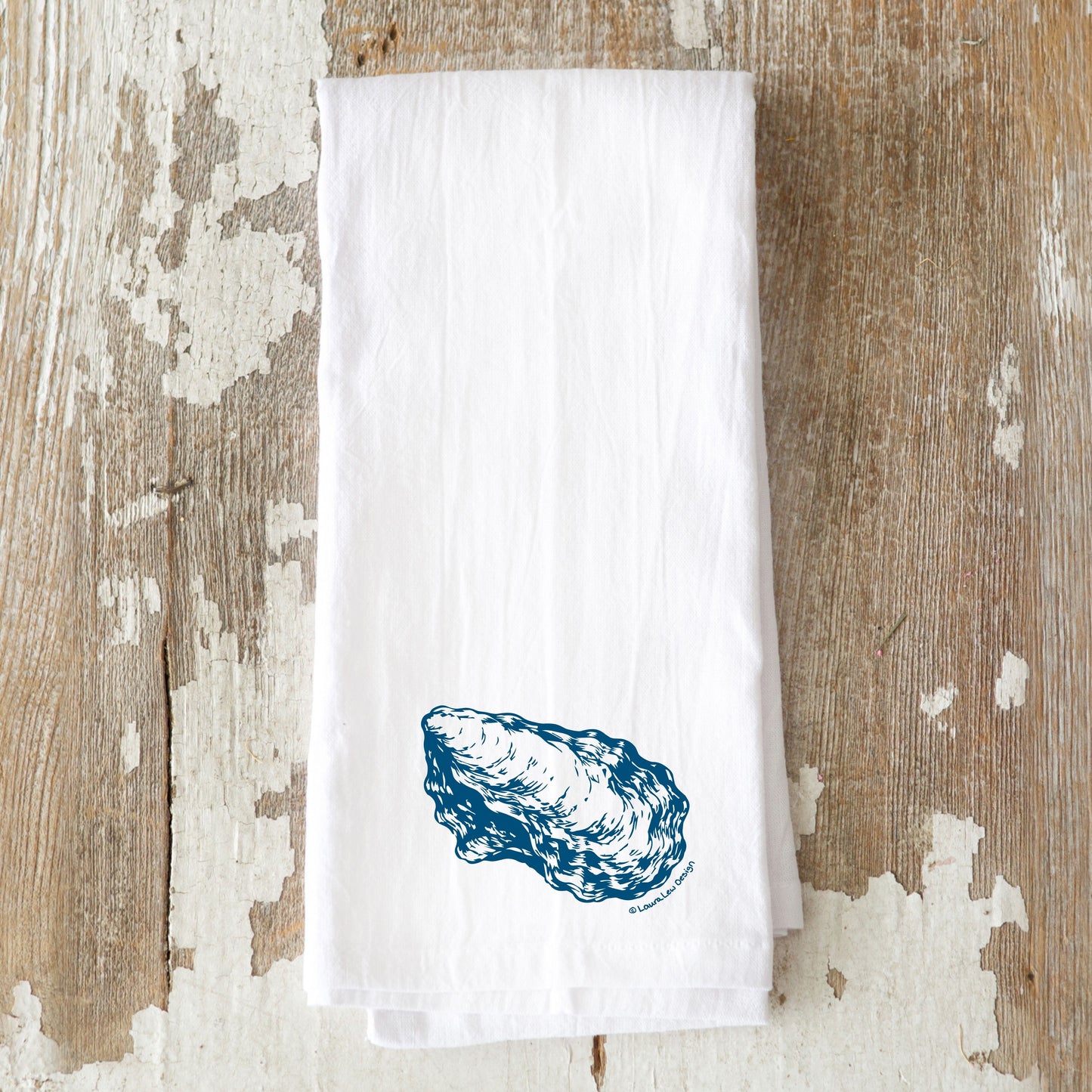 Oyster Tea Towel