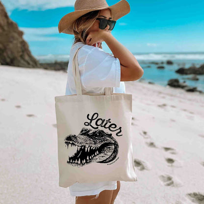 Later Alligator Tote