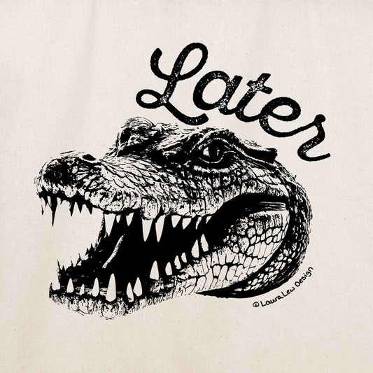Later Alligator Tote