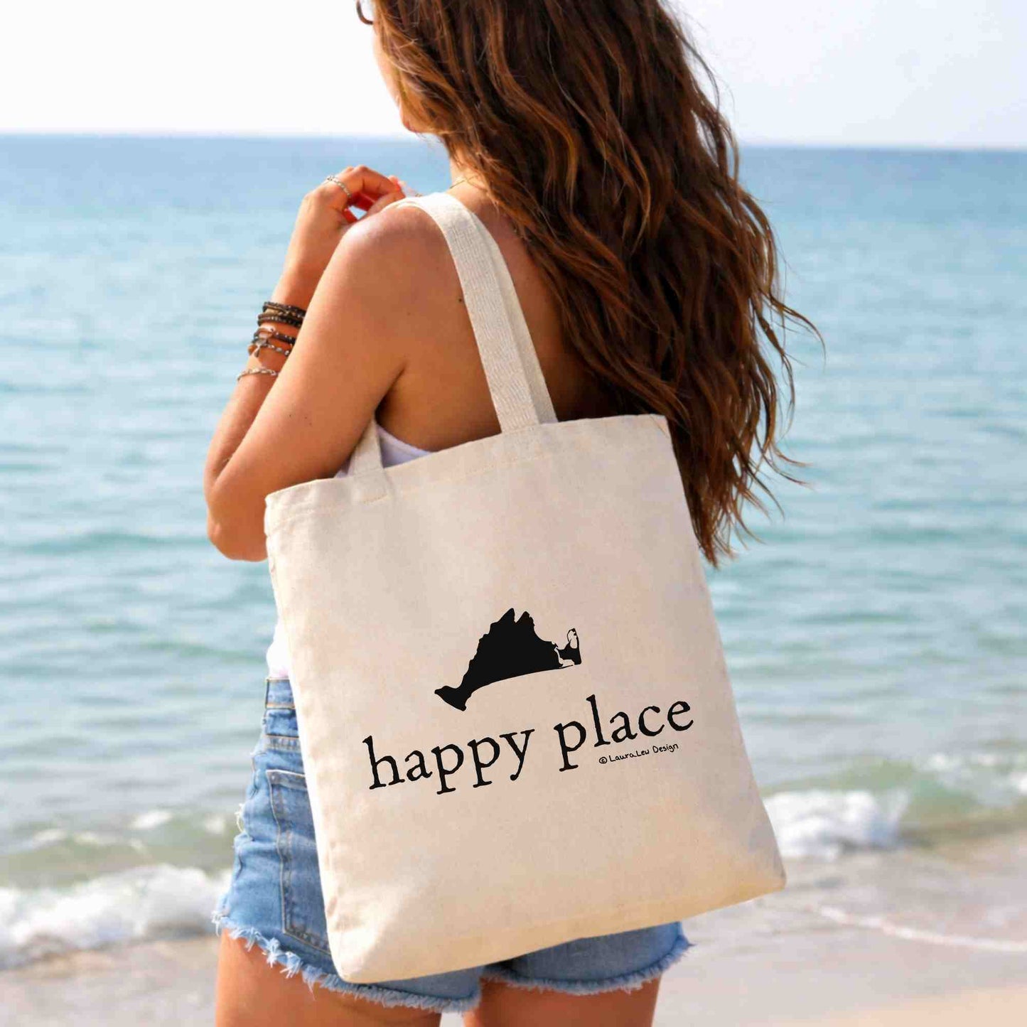 Happy Place Tote, Cape or MV