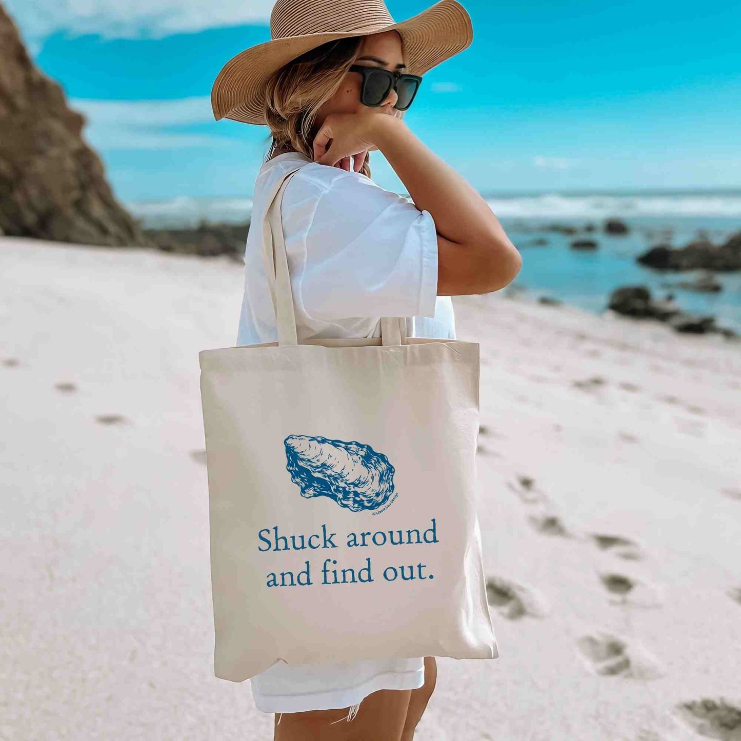 Shuck Around And Find Out Tote