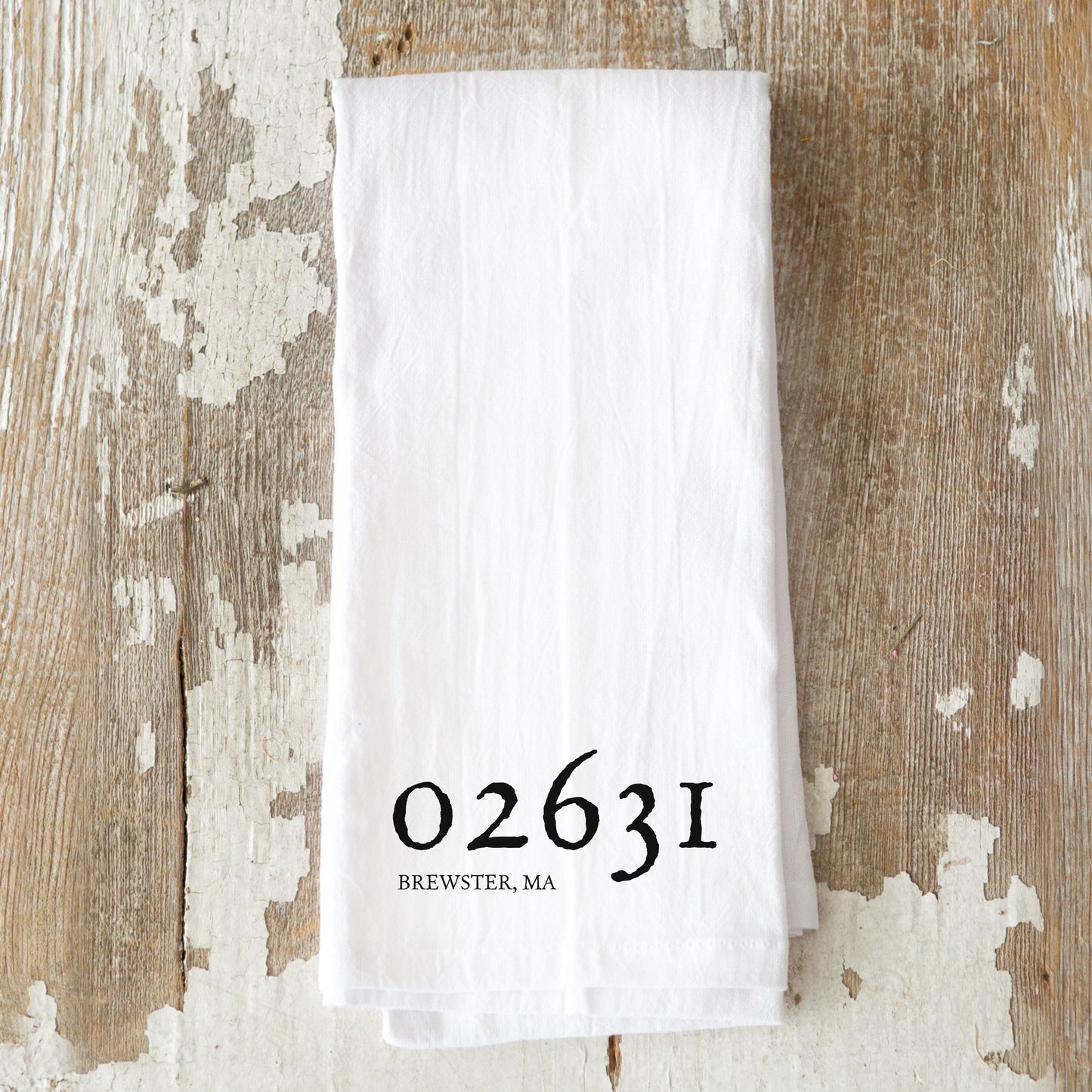 Zip Code(s) Tea Towel