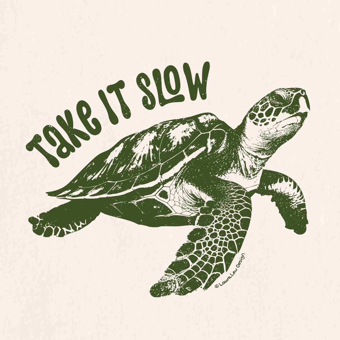 Take It Slow Turtle Tee