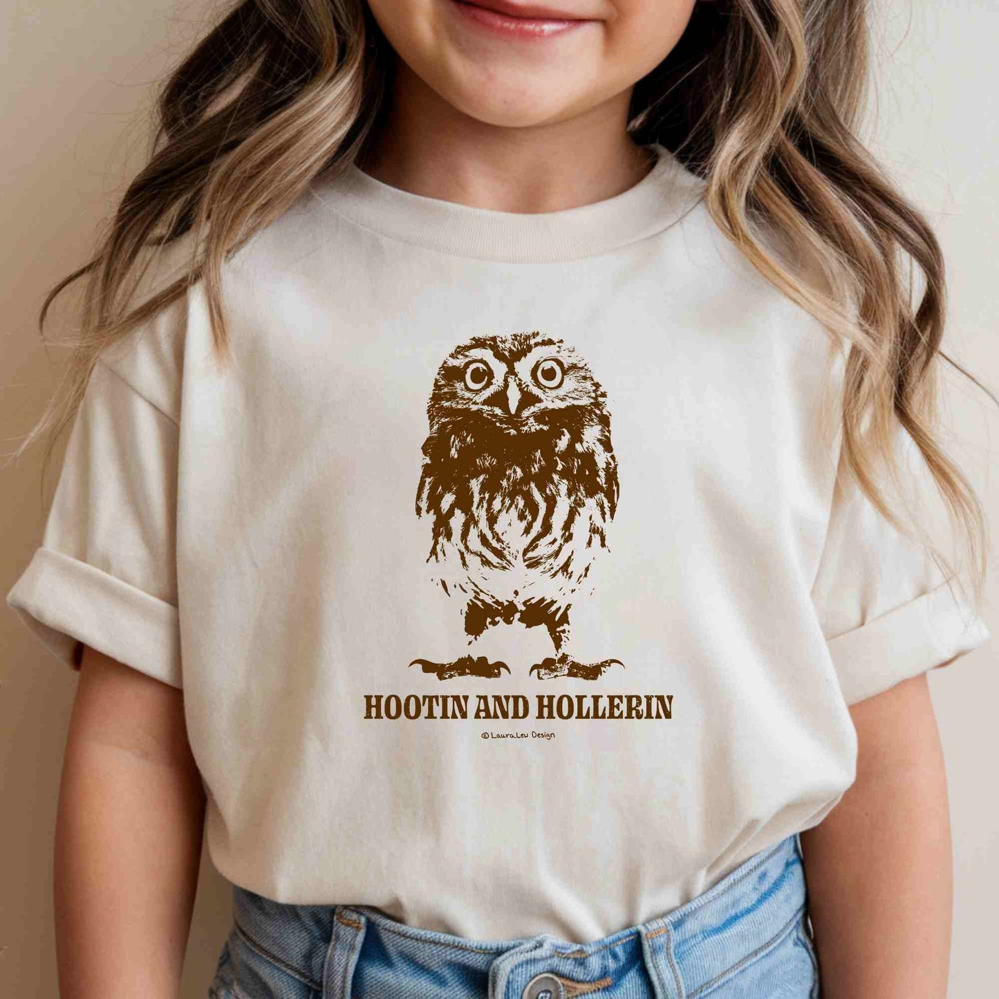 Hootin and Hollerin Owl Tee