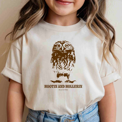 Hootin and Hollerin Owl Tee