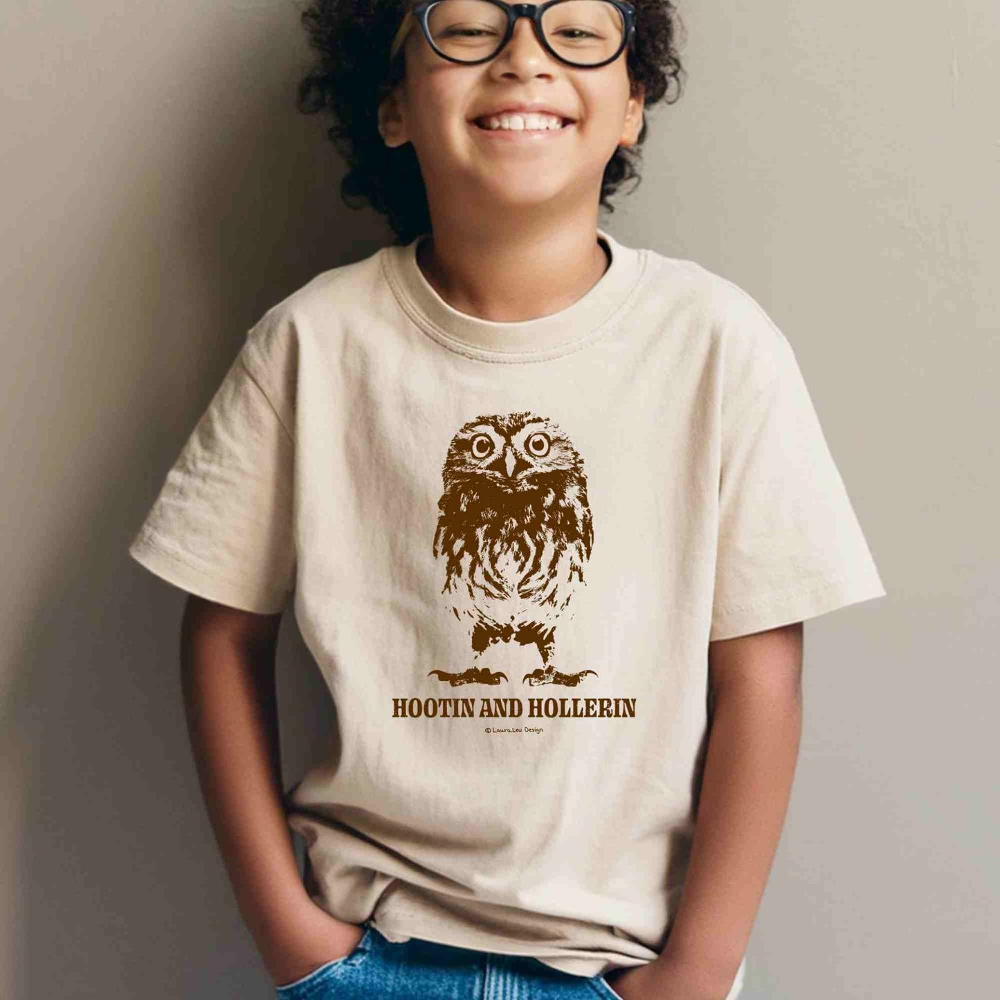 Hootin and Hollerin Owl Tee