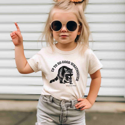 Up To No Good Whatsoever Raccoon Tee