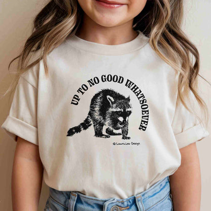 Up To No Good Whatsoever Raccoon Tee