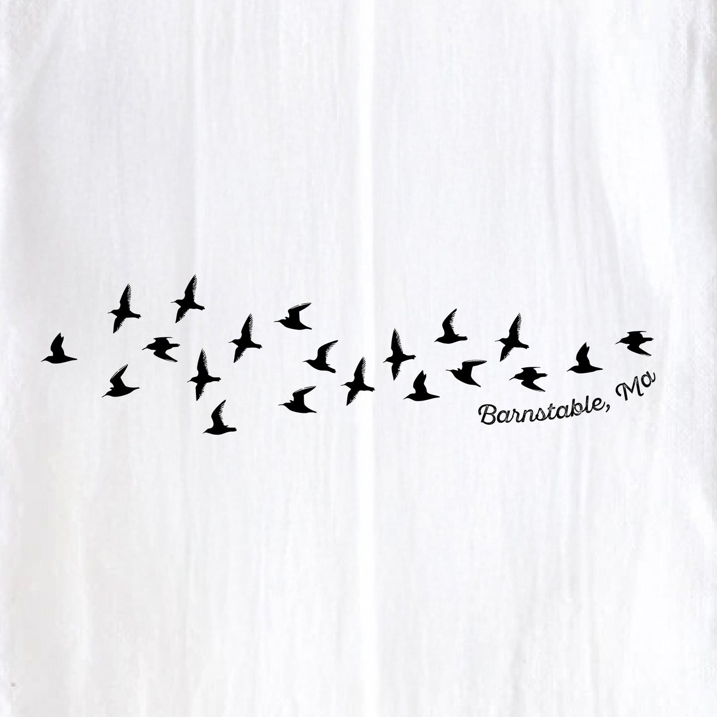 Birds in Flight, Barnstable, MA - Kitchen Towel