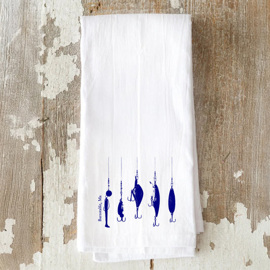 Lures, Barnstable, MA - Kitchen Towel