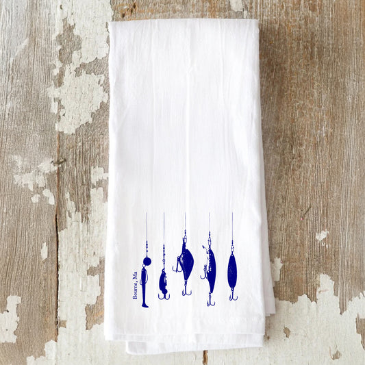 Lures, Bourne, MA - Kitchen Towel