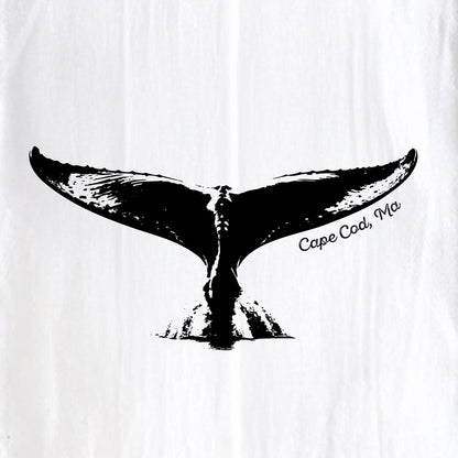 Whale Tail, Cape Cod, Ma - Kitchen Towel