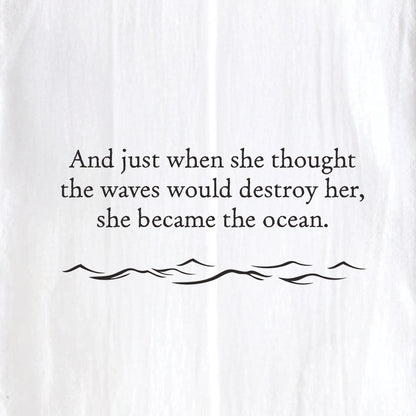 She Became the Ocean Tea Towel