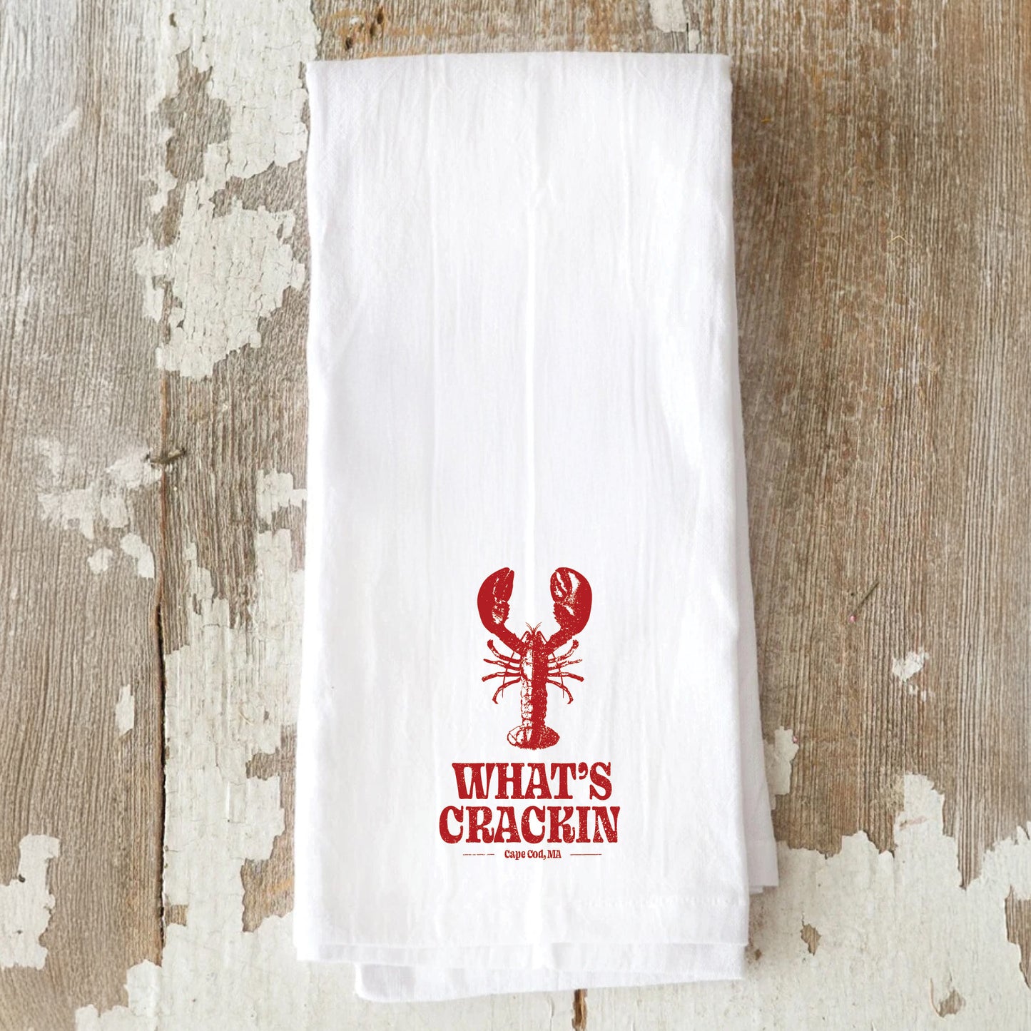 What's Crackin, Cape Cod, MA - Kitchen Towel