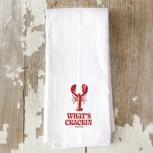 What's Crackin, Cape Cod, MA - Kitchen Towel