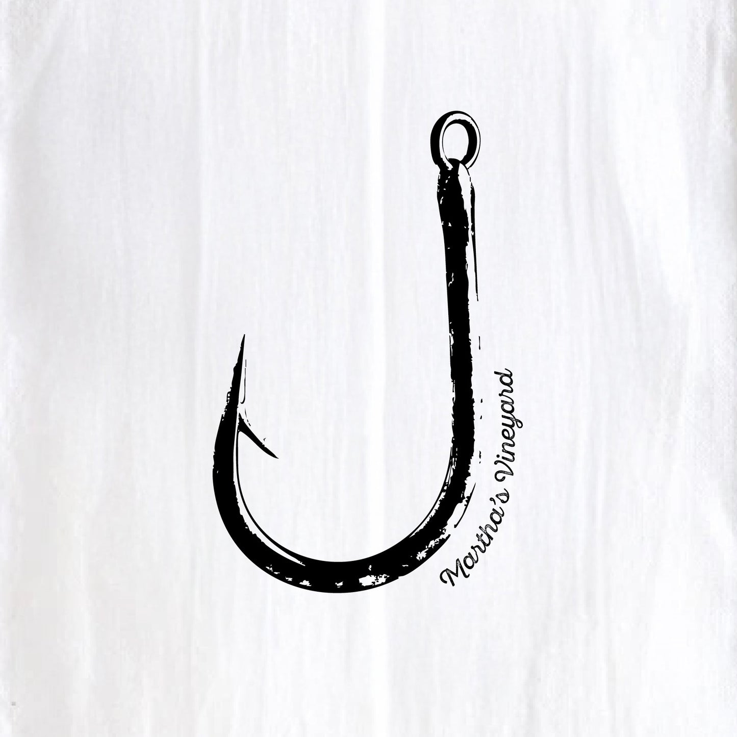 Fish Hook, Martha's Vineyard - Kitchen Towel
