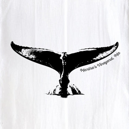 Whale Tail, Martha's Vineyard - Kitchen Towel