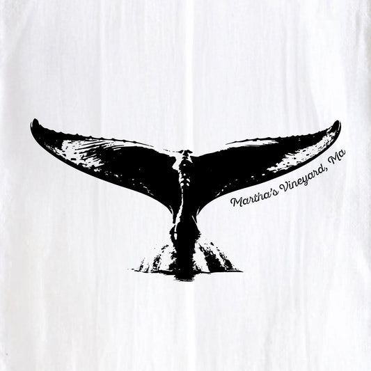 Whale Tail, Martha's Vineyard - Kitchen Towel