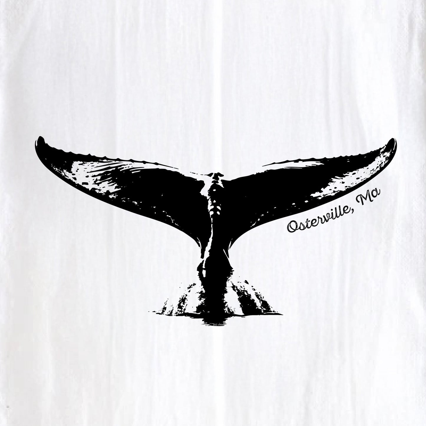 Whale Tail, Osterville, Ma - Kitchen Towel