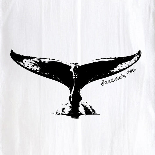 Whale Tail, Sandwich, Ma - Kitchen Towel