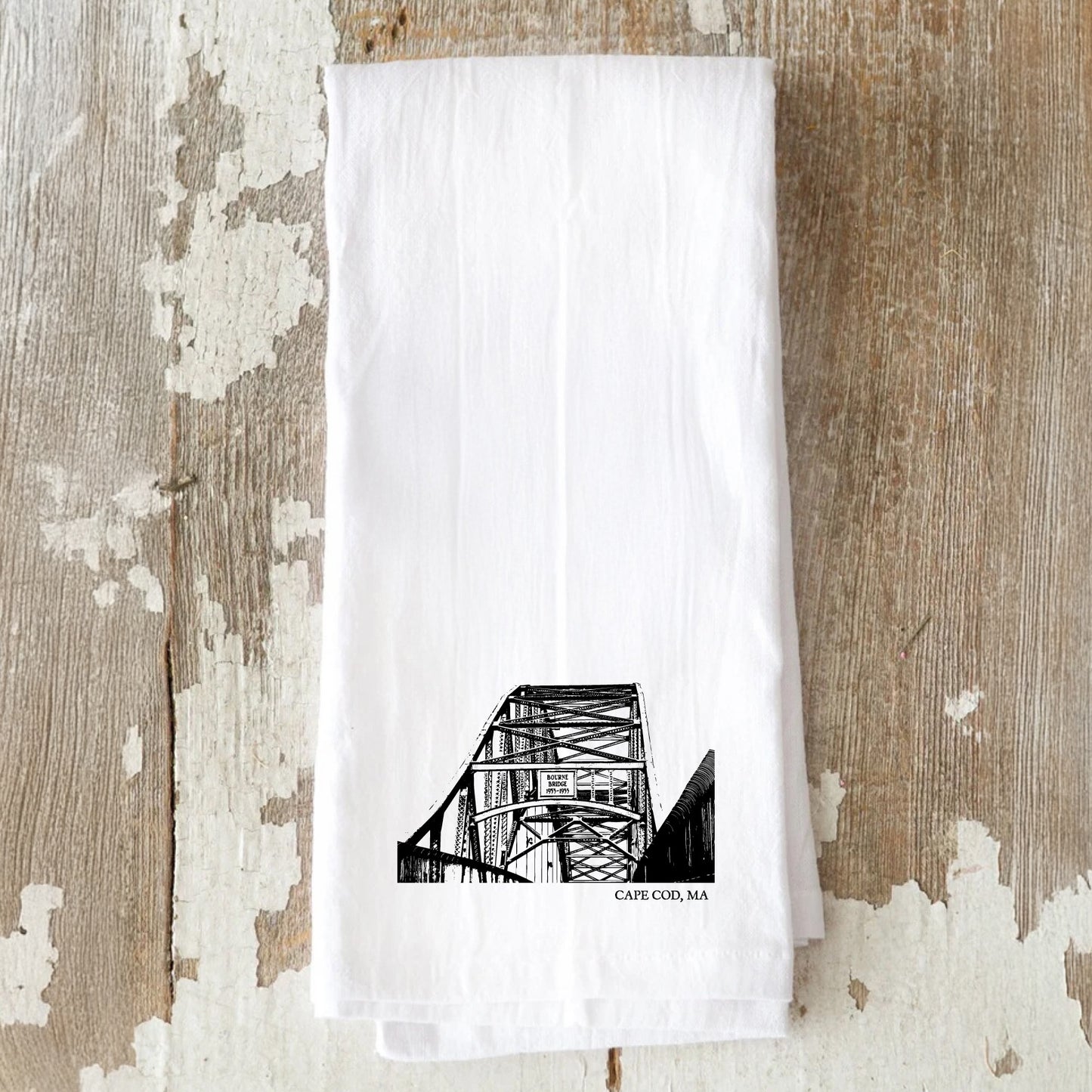 Bourne Bridge, Cape Cod, Ma - Kitchen Towel