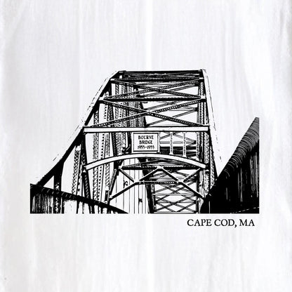 Bourne Bridge, Cape Cod, Ma - Kitchen Towel