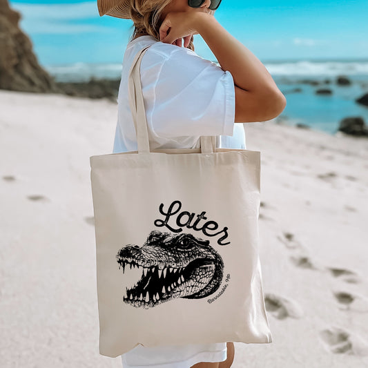 Later Aligator Tote, Barnstable, Ma - Tote