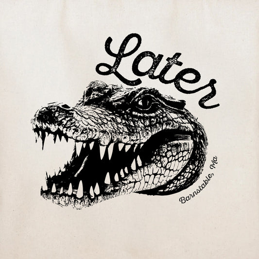 Later Aligator Tote, Barnstable, Ma - Tote