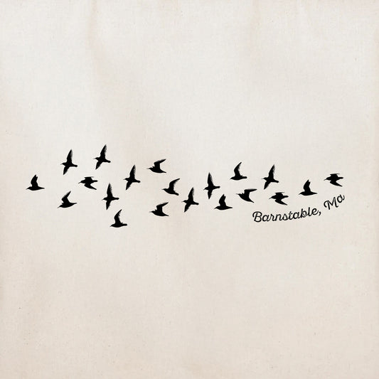 Birds in Flight, Barnstable Ma - Tote