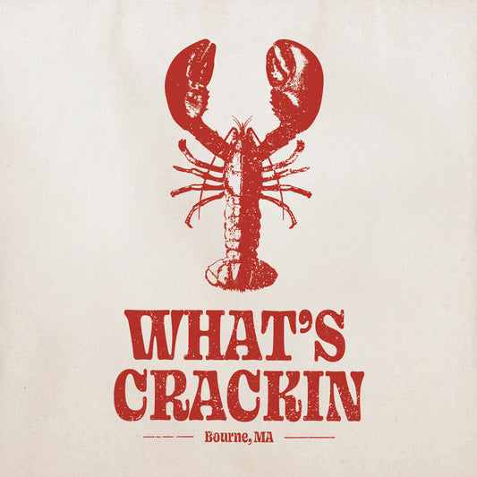 What's Crackin Tote, Bourne, Ma - Tote