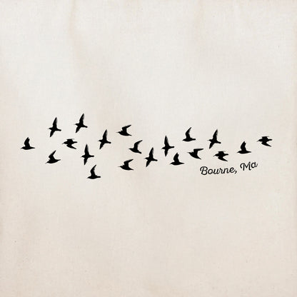 Birds in Flight, Bourne, Ma - Tote