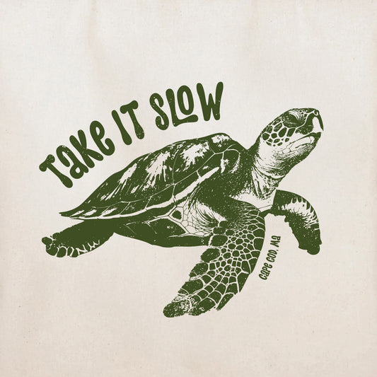 Take It Slow Tote, Cape Cod, Ma - Tote