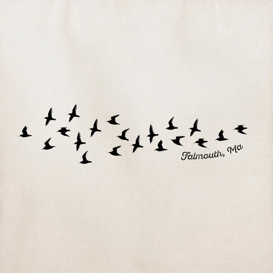 Birds in Flight, Falmouth Ma - Tote
