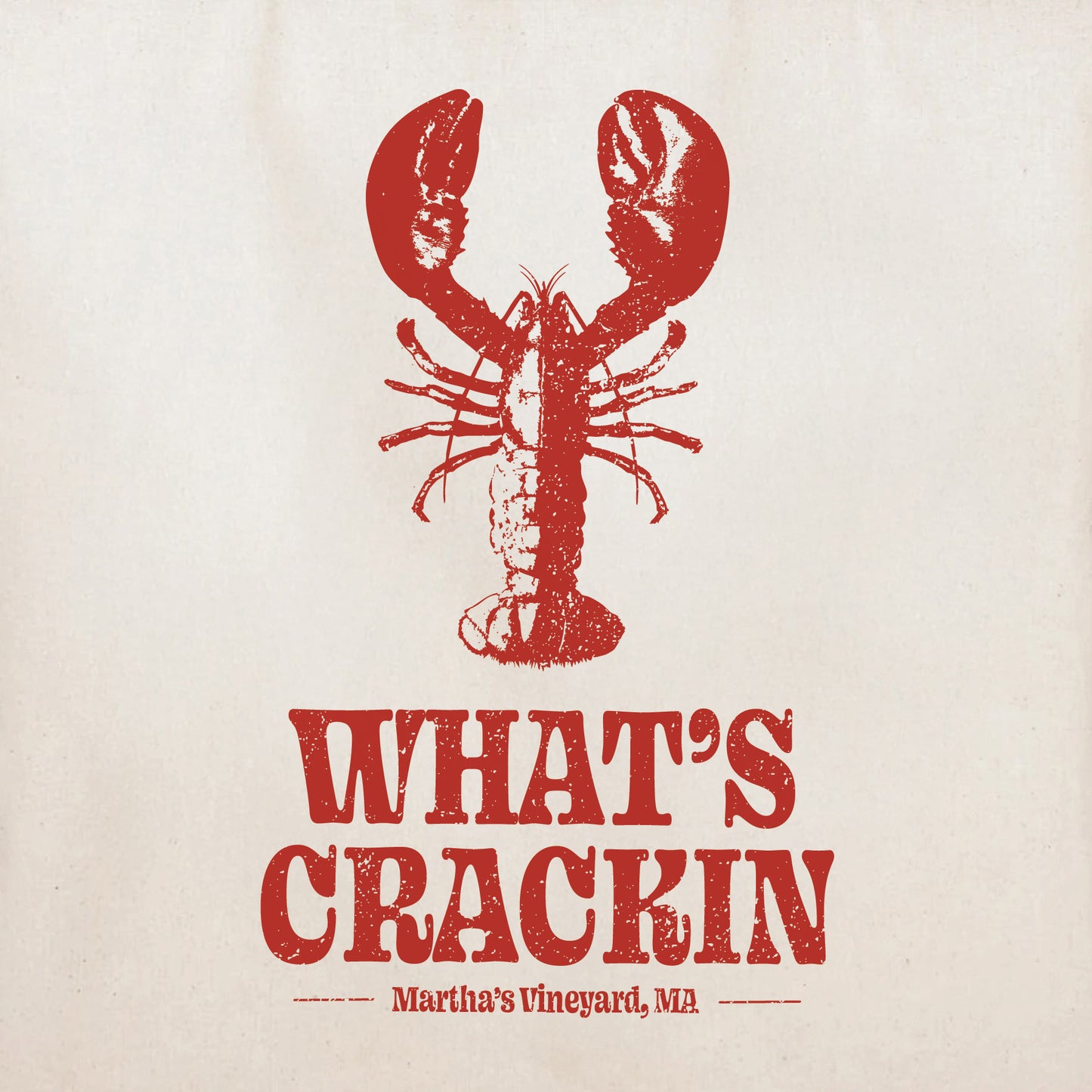 What's Crackin Tote, Martha's Vineyard - Tote