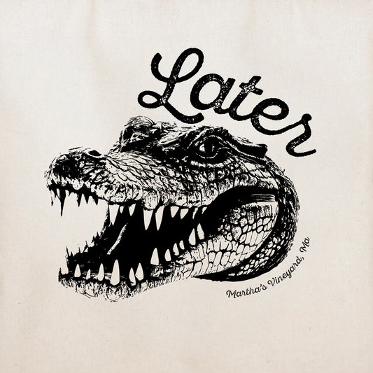 Later Aligator Tote, Martha's Vineyard - Tote