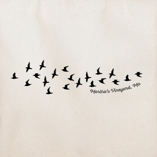 Birds in Flight, Martha's Vineyard - Tote